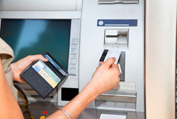 Geldautomat im Ausland