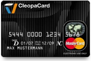 Prepaid Kreditkarte CleopaCard