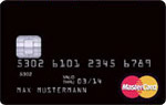 Schwarze Kreditkarte